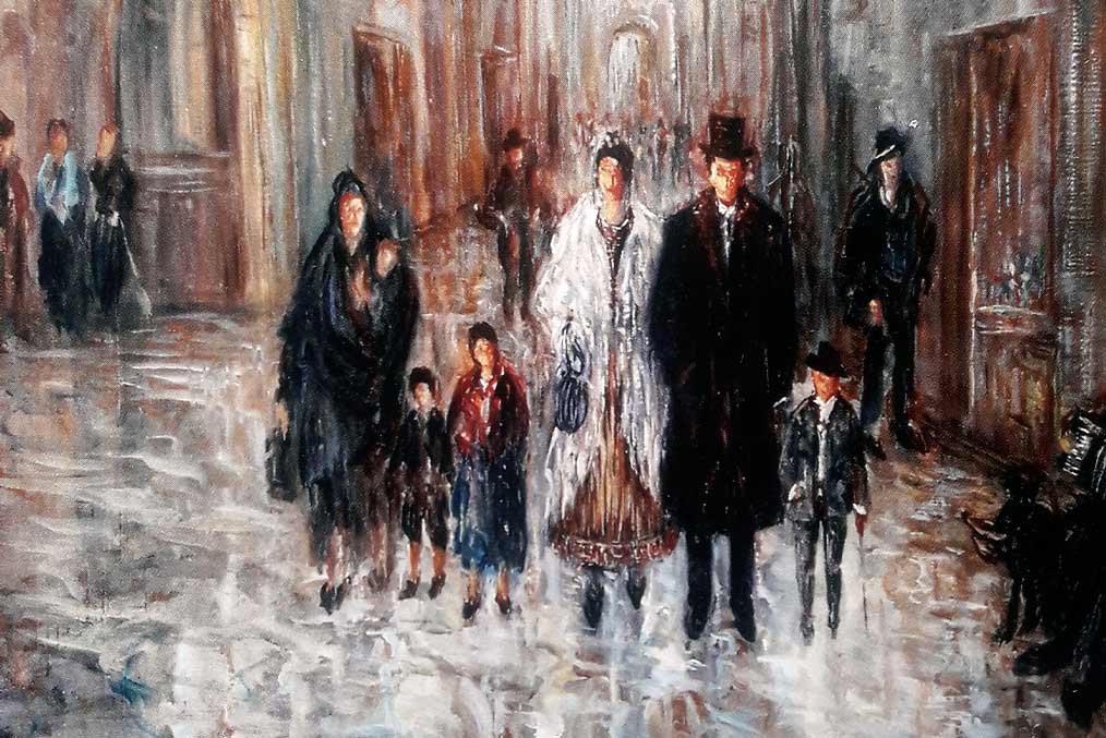 Garini, Ricchi e Poveri, 1950 50x70